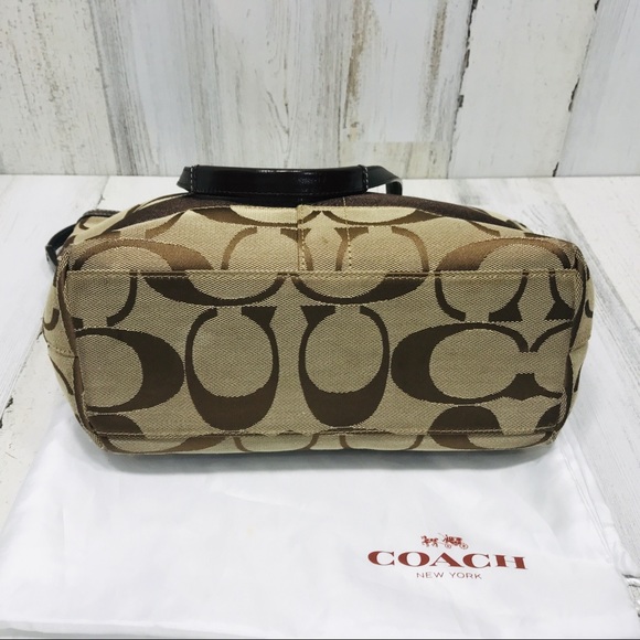 Coach Signature Stripe Tote Shopper - Picture 5 of 8